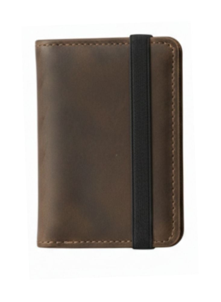 Premium Minimalist Men’s Leather Wallet Shown in Lifestyle Use, Slim Card Holder Design - Image 1